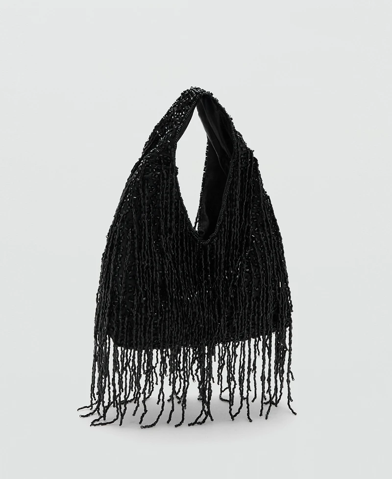 Mango Women's Fringed Handbag