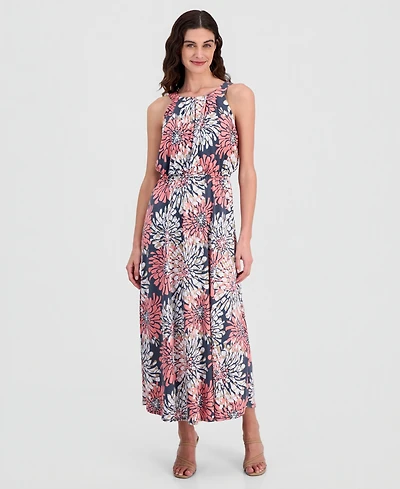 Robbie Bee Women's Halter Maxi Dress