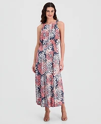 Robbie Bee Women's Halter Maxi Dress