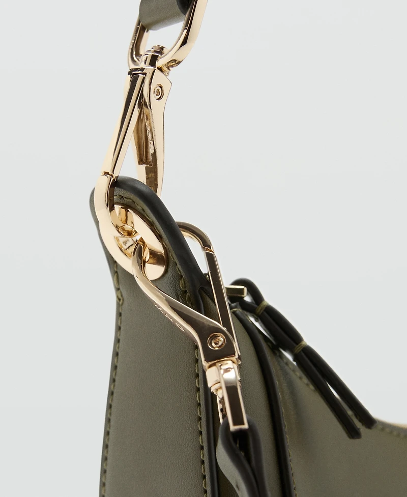 Mango Women's Oval Shoulder Bag