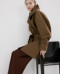 Mango Women's High-Waisted Lyocell Pants