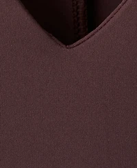 Mango Women's Fitted V-Neck Dress