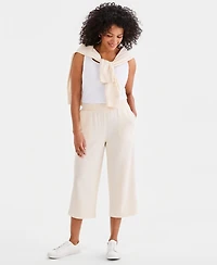 Style & Co Women's Luxsoft French Terry Capri Pants, Macy's Exclusive