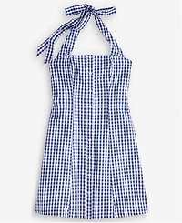 On 34th Women's Gingham Halter Mini Dress, Macy's Exclusive