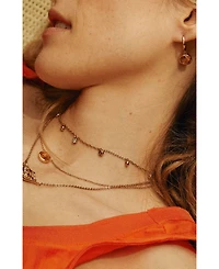 Retro Chic Rainbow Charm Necklace