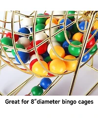 Gse Games & Sports Expert 7/8-Inch Plastic Replacement Bingo Balls for Parties, Bingo Nights, Prize Raffles