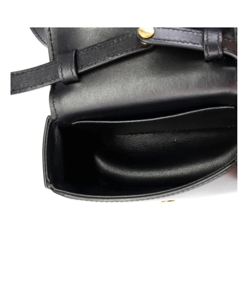 Pre-Owned Celine Mini Triomphe Shoulder Bag Smooth Calfskin