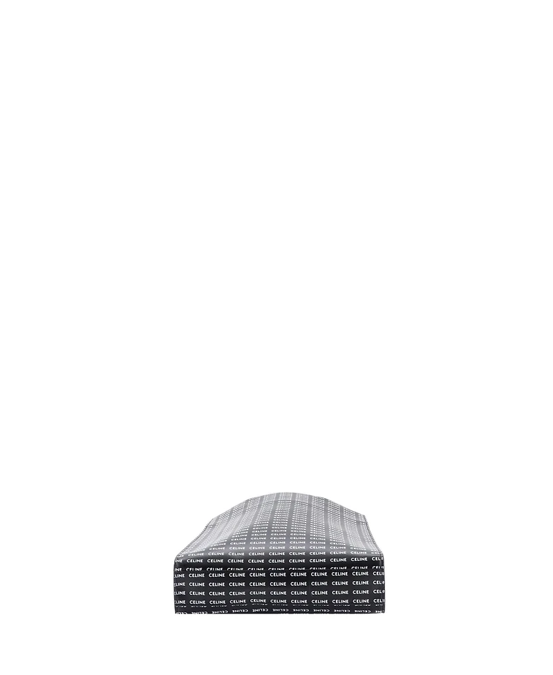 Pre-Owned Celine Small Vertical Cabas Tote All Over Logo Print Leather