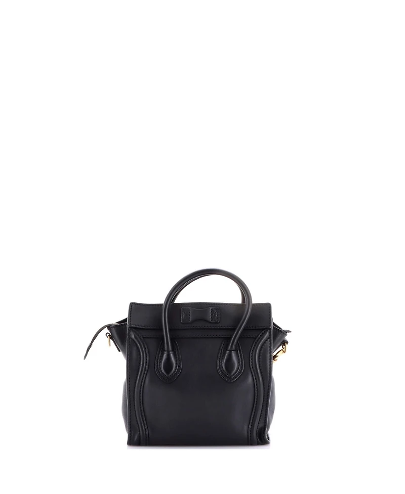 Pre-Owned Celine Nano Luggage Bag Smooth Leather