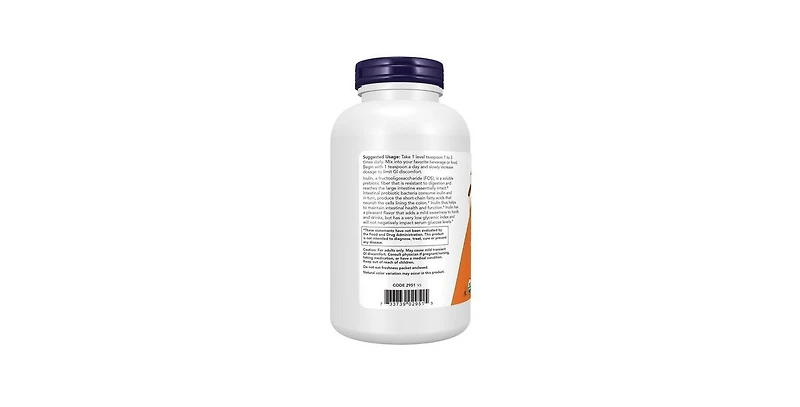 Now Foods Inulin Prebiotic Pure Powder Organic, 1 lb