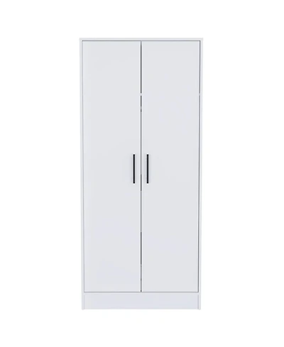 flynama 180 Beery Armoire Bedroom Storage Organizer 71 Inch High with Hanging Rod and Drawer