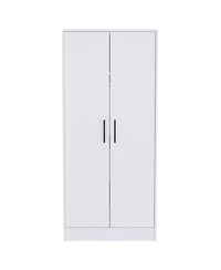 flynama 180 Beery Armoire Bedroom Storage Organizer 71 Inch High with Hanging Rod and Drawer