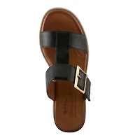 Spring Step Women's Seaport Wedge Sandal with Leather Upper