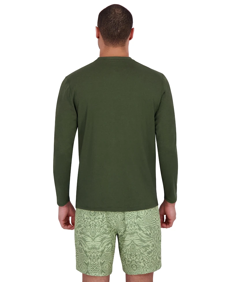 Spyder Men's Core Long-Sleeve Crewneck Upf 50+ Rashguard