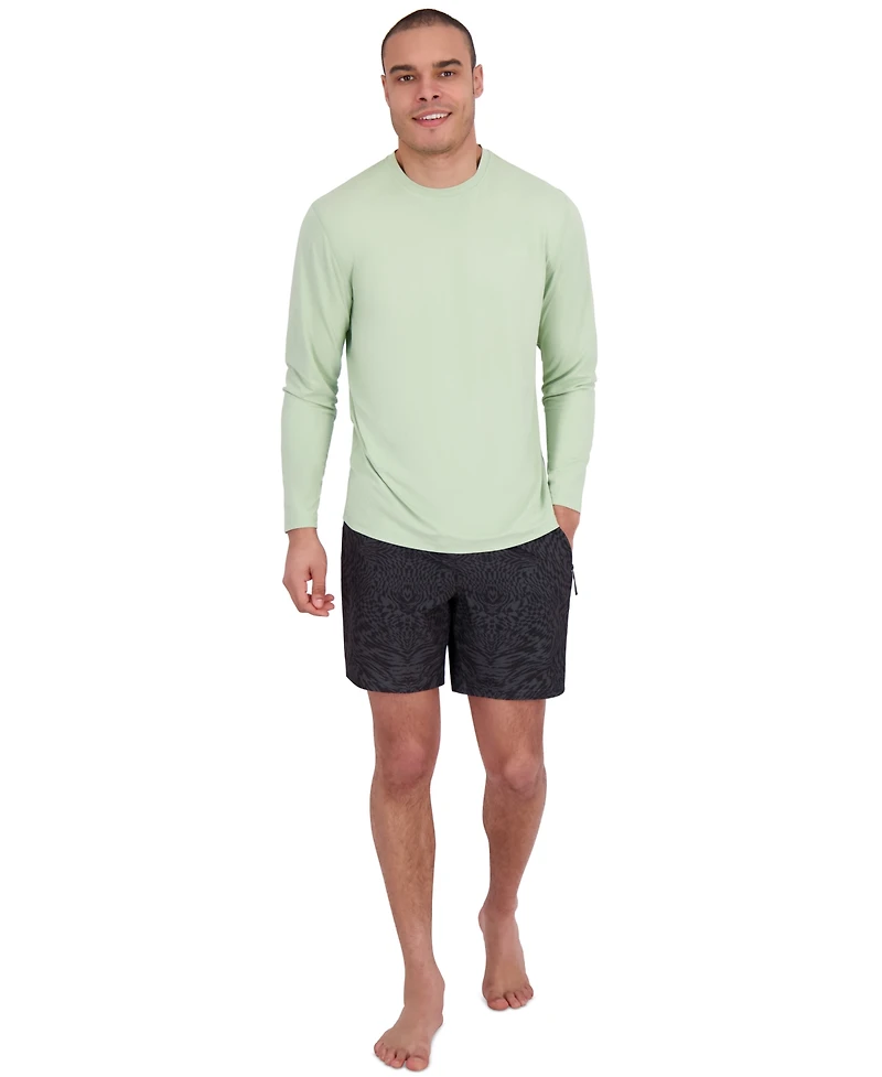 Spyder Men's Long-Sleeve Crewneck Rashguard