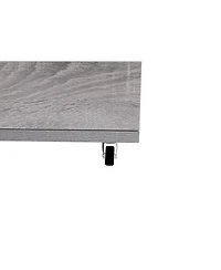 flynama Modern 4 Drawer Dresser Mdf Cabinet with Wheels for Bedroom Living Room Entryway