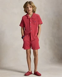 Polo Ralph Lauren Boys 8-20 Terry Camp Shirt