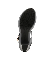 Patrizia Women's Sandal with Adjustable Hook-and-loop Fit for Lasting Comfort