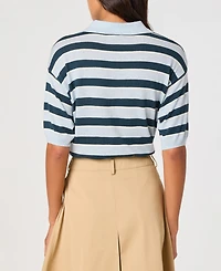 Astr the Label Women's Collared Scottie Sweater