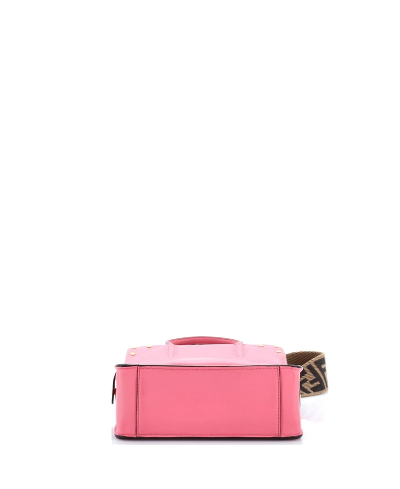 Pre-Owned Fendi Mini Flip Tote Leather