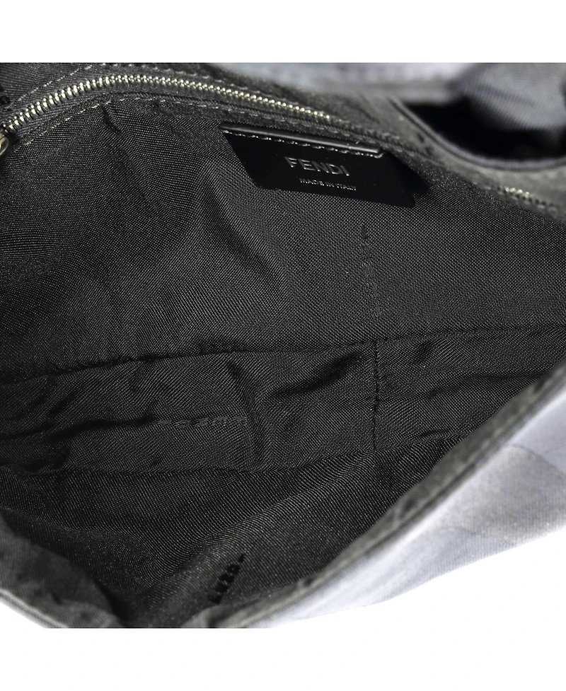 Pre-Owned Fendi Medium Baguette Convertible Belt Bag Printed Nylon