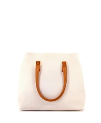 Pre-Owned Celine Small Horizontal Cabas Tote Canvas with Leather