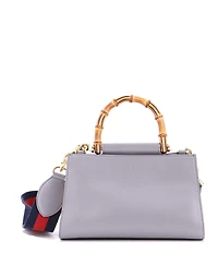 Pre-Owned Gucci Mini Nymphaea Top Handle Bag Leather