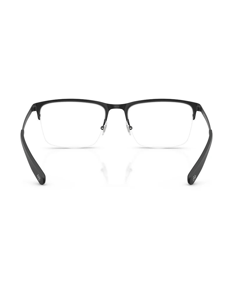 B by Brooks Brothers Men's Rectangle Eyeglasses