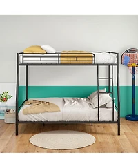 flynama Metal Bunk Bed Adults Noise Free Storage No Box Spring