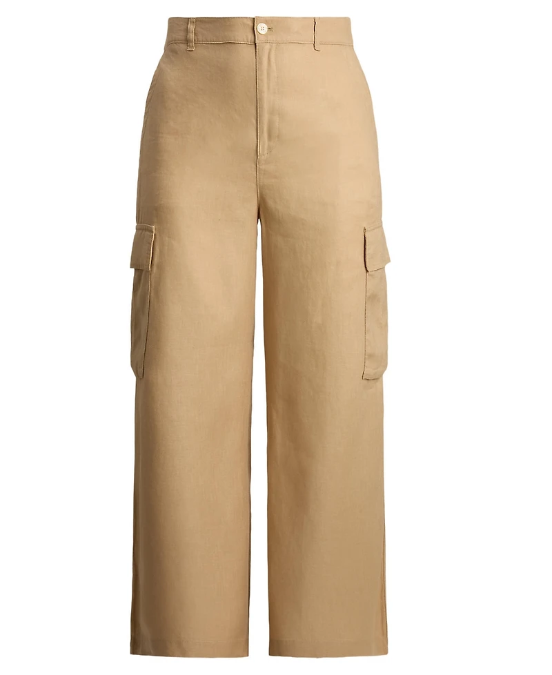 Lauren Ralph Plus Wide-Leg Cargo Pant