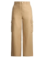 Lauren Ralph Plus Wide-Leg Cargo Pant
