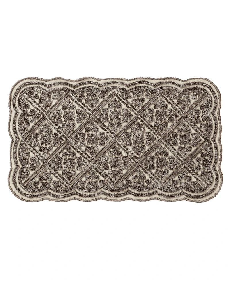 Laura Ashley Scalloped Skid Resistant Accent Rug, 26" x 45"