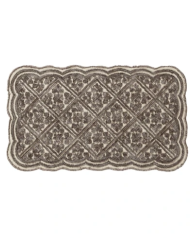 Laura Ashley Scalloped Skid Resistant Accent Rug, 26" x 45"