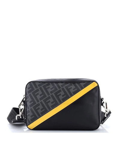 Pre-Owned Fendi Small Camera Case Bag Zucca Coated Canvas and Leather