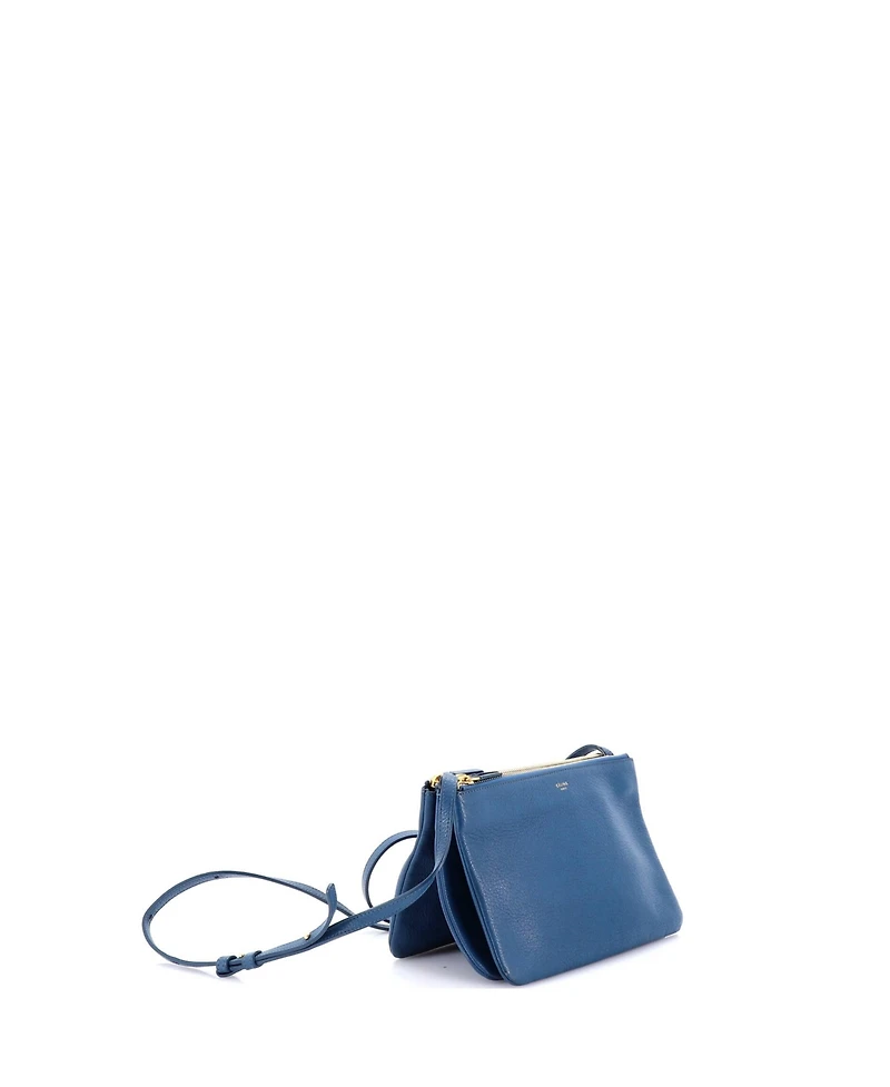 Pre-Owned Celine Small Trio Crossbody Bag Leather