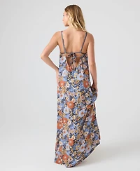 Roxy Women's Sunflower Scoop Neck Swim Cover Up Dress