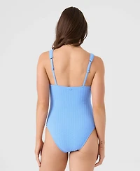 Roxy Juniors' Haleiwa Plunge-Neckline One-Piece Swimsuit