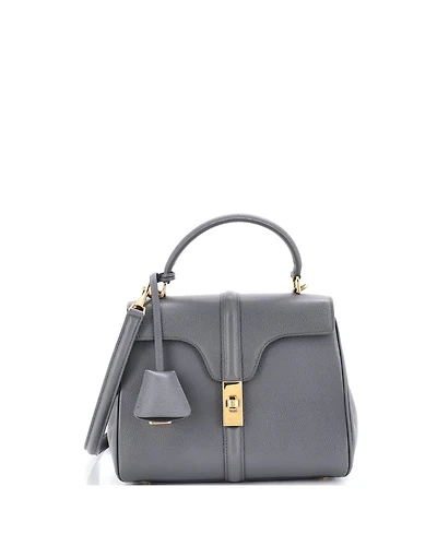 Pre-Owned Celine Small 16 Top Handle Bag Grained Calfskin