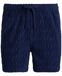 Polo Ralph Lauren Men's Cable-Knit Terry Regular-Fit Shorts
