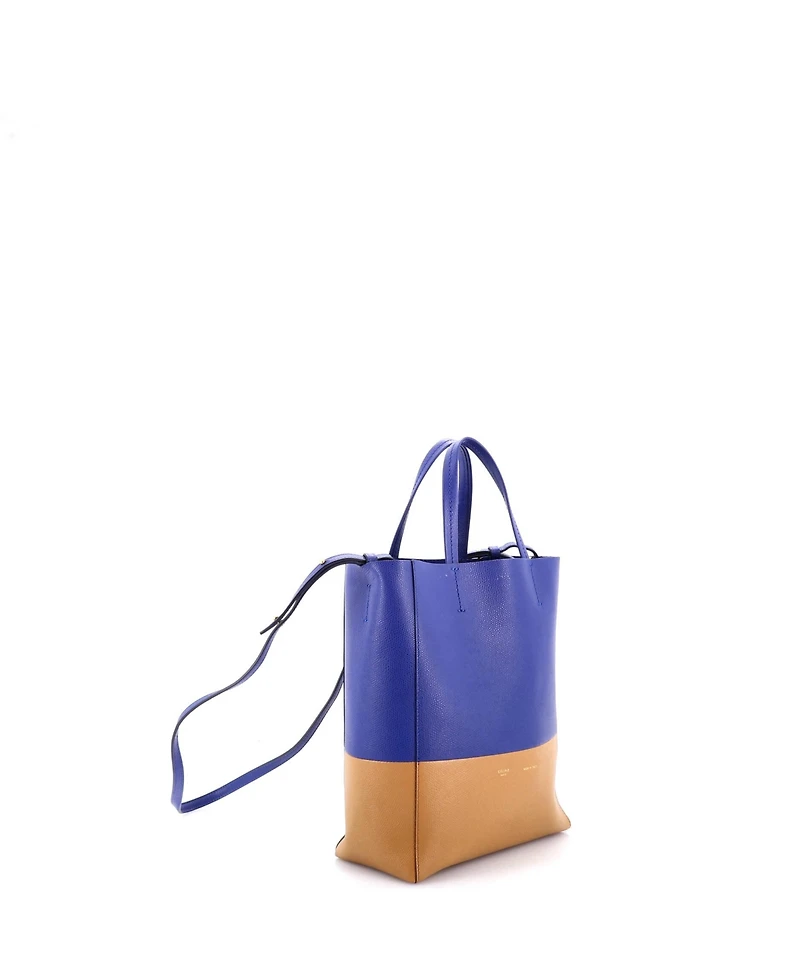 Pre-Owned Celine Small Vertical Bi-Cabas Tote Grained Calfskin