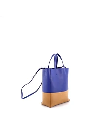 Pre-Owned Celine Small Vertical Bi-Cabas Tote Grained Calfskin