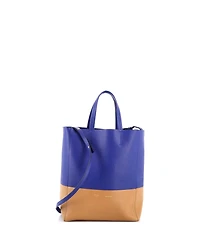 Pre-Owned Celine Small Vertical Bi-Cabas Tote Grained Calfskin