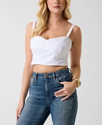 Guess Women's Sweetheart Neck Top