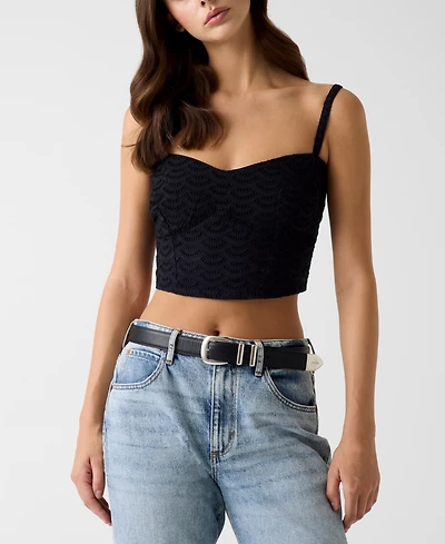 Guess Women's Sweetheart Neck Top