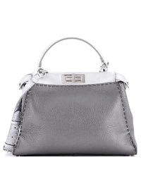 Pre-Owned Fendi Medium Selleria Peekaboo Bag Leather