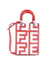 Pre-Owned Fendi Mini x Marc Jacobs Sunshine Shopper Tote Printed Leather