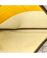 Pre-Owned Gucci Neo Vintage Wristlet Pouch Gg Coated Canvas