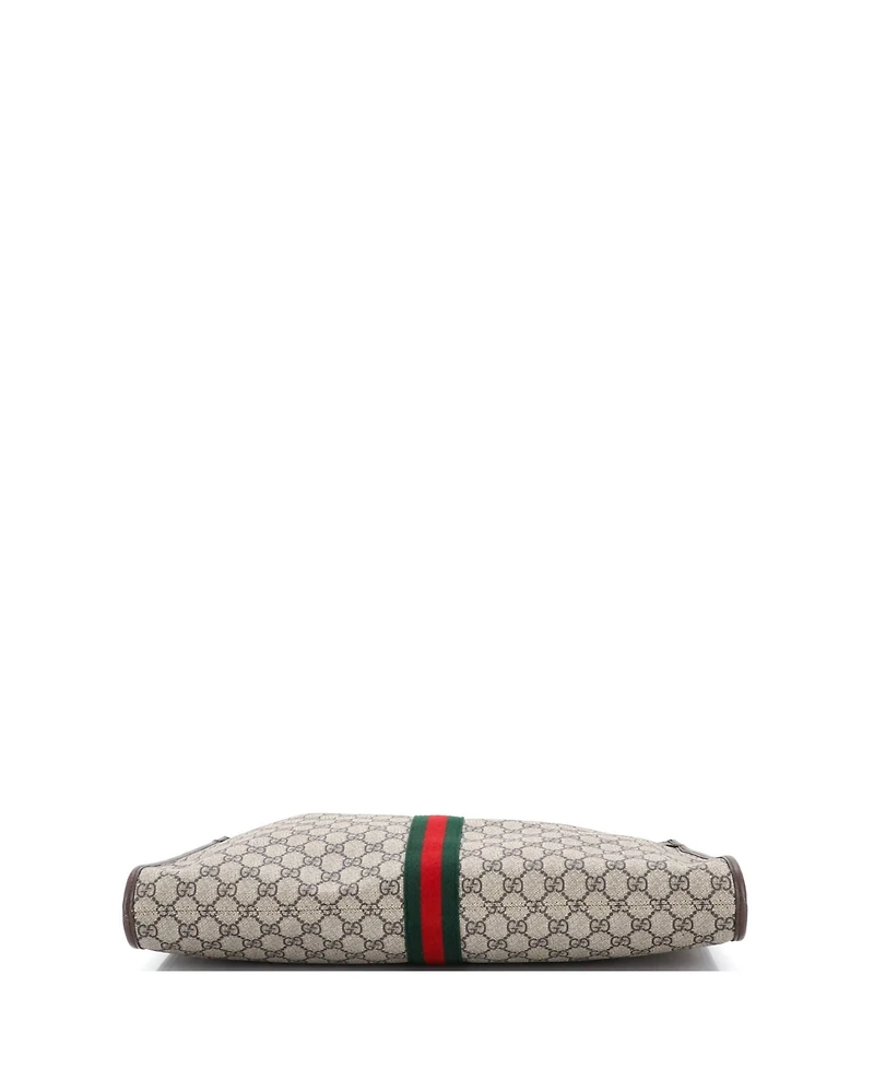 Pre-Owned Gucci Large Rajah Chain Tote Gg Coated Canvas