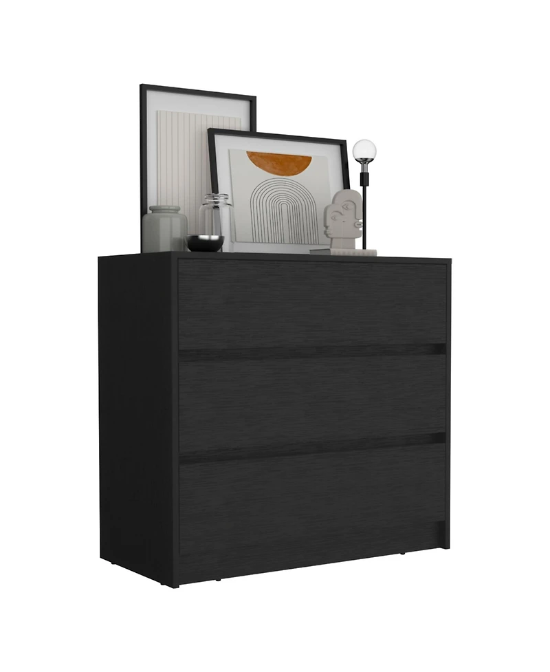 flynama 3 Drawer Mid Century Modern Dresser Multipurpose Cabinet for Kids Room Home Furniture