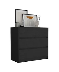 flynama 3 Drawer Mid Century Modern Dresser Multipurpose Cabinet for Kids Room Home Furniture
